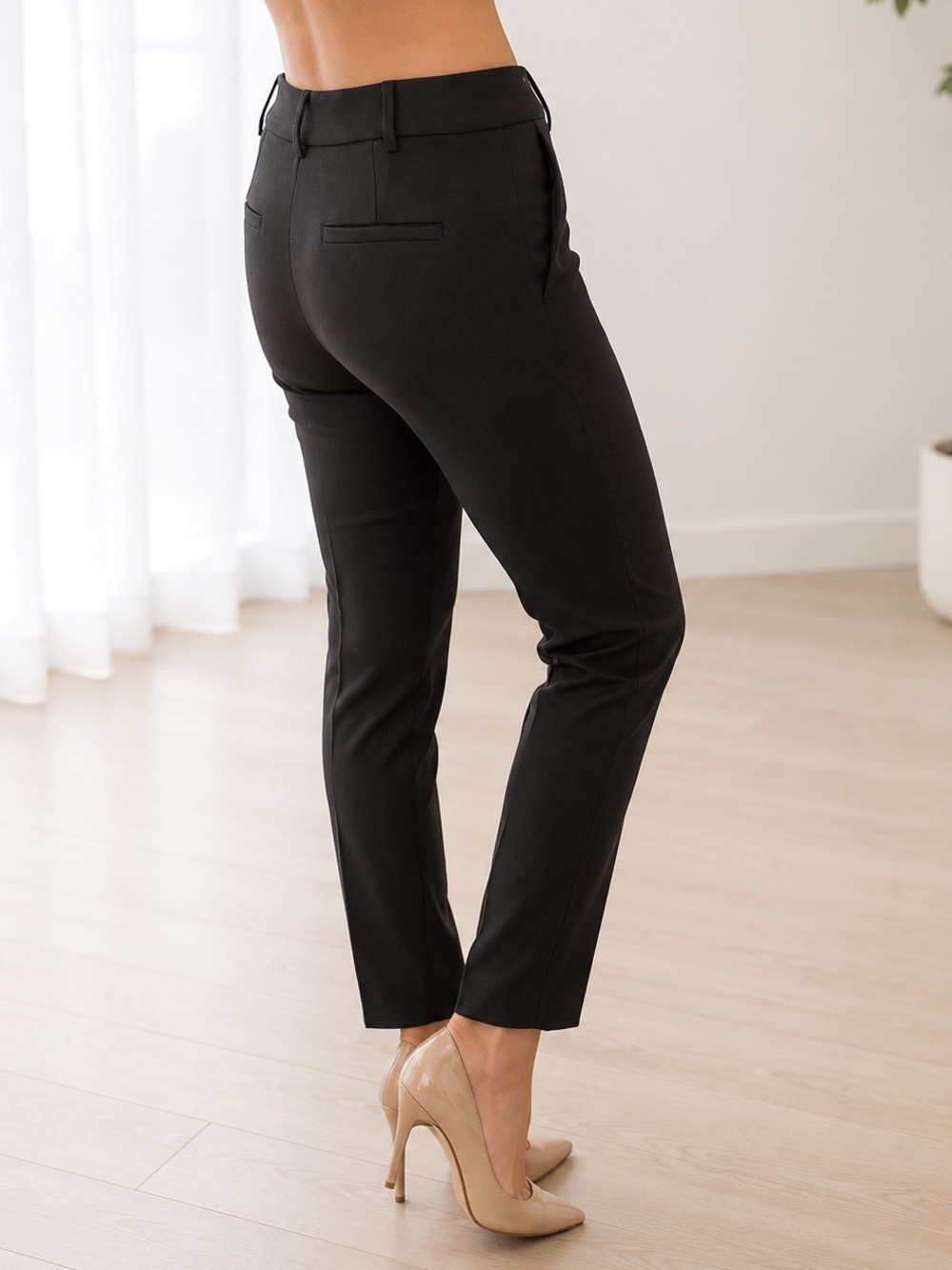 Reitmans Straight Leg “The Modern Stretch” Pull-On Dress Pants / Ankle Length 2P
